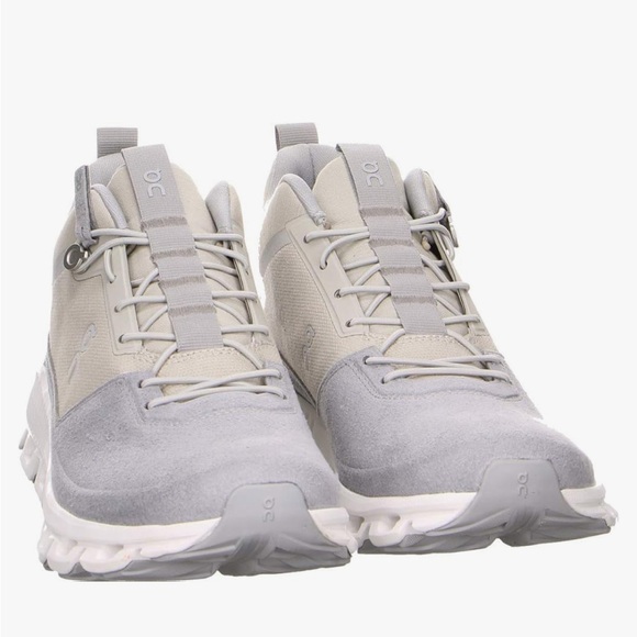 On- Running women Cloud Hi Sneakers grey W9.5 size - Picture 2 of 9